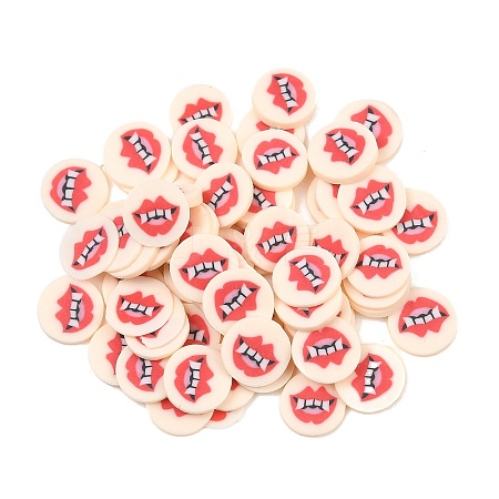 Handmade Polymer Clay Cabochons CLAY-A007-09A-1