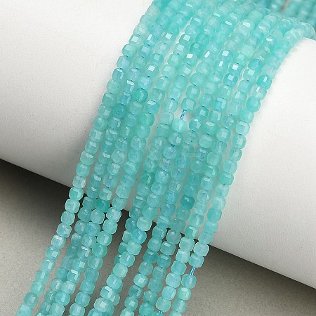 Natural Amazonite Beads Strands GG-CBA77FB-D02-02-1