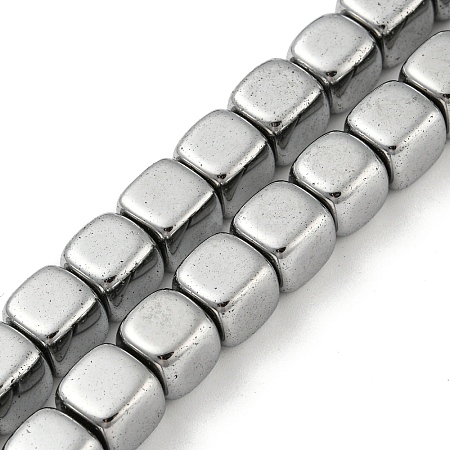 Electroplated Synthetic Non-magnetic Hematite Beads Strands G-Z032-F02-07P-1