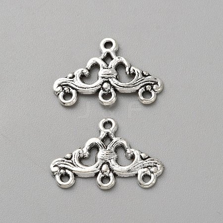 100Pcs Tibetan Style Alloy Chandelier Component Links FIND-WH0431-31G-1
