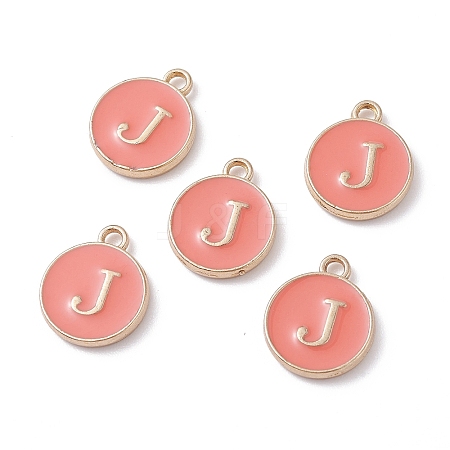 (Defective Closeout Sale Border damaged) Golden Plated Alloy Enamel Charms LS-ENAM-XCP0001-20J-1