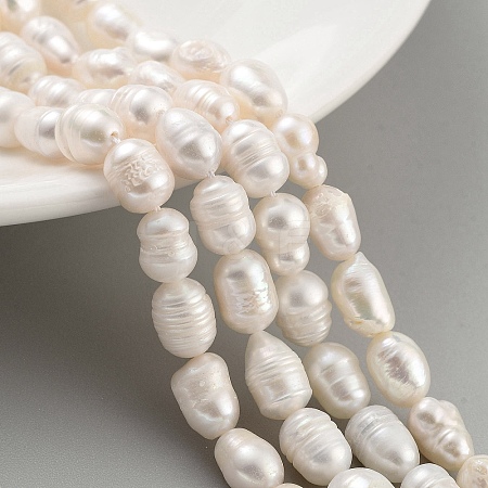 Natural Cultured Freshwater Pearl Beads Strands PEAR-P062-08A-1