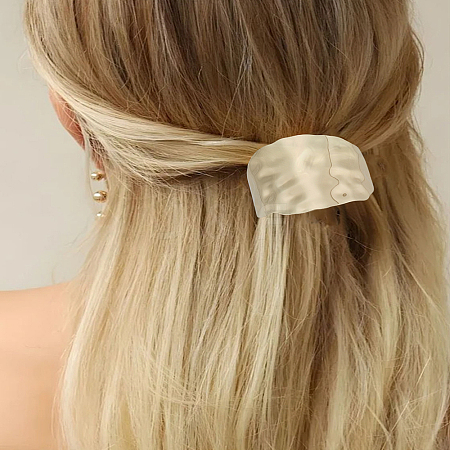 1Pc Zinc Alloy Hair Ties OHAR-LP0002-07G-1