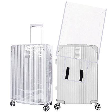Transparent PVC Luggage Cover AJEW-WH20080-52J-1