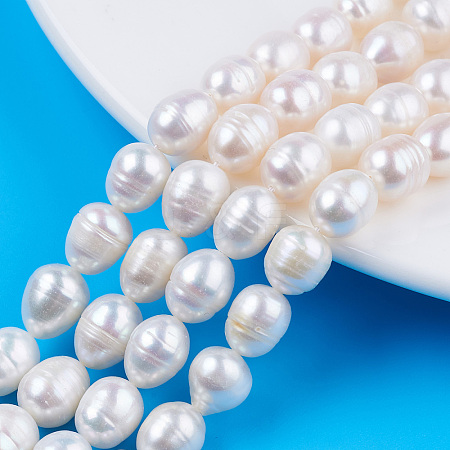 Natural Cultured Freshwater Pearl Beads Strands PEAR-N012-09A-1