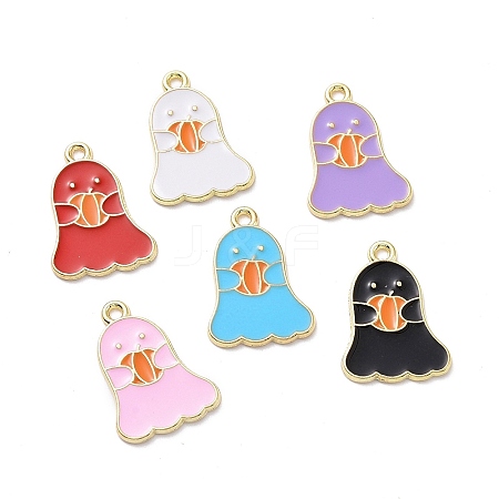 Halloween Theme Alloy Enamel Pendants ENAM-A139-09G-1