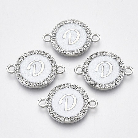 Alloy Enamel Links Connectors ENAM-TAC0003-01S-04D-1