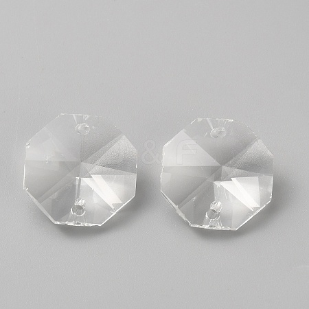 Octagon Sew on Glass Rhinestone GLAA-WH20008-03A-02-1