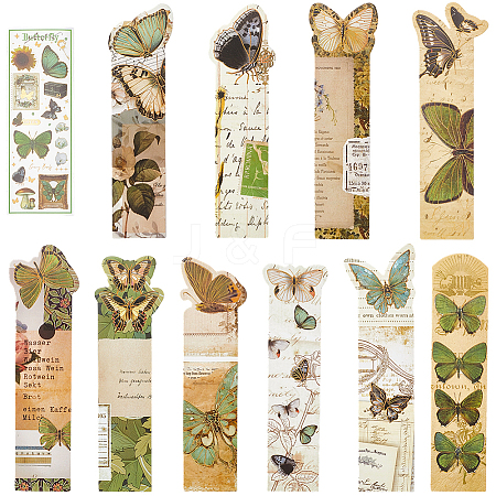 2Sets 20Pcs Paper Bookmarks AJEW-SP0002-21B-1