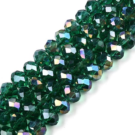 Electroplate Glass Beads Strands LS-EGLA-A044-T8mm-B18-1