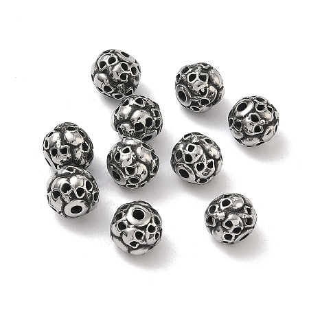 Retro 316 Surgical Stainless Steel Beads STAS-L307-17AS-10-1
