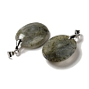 Natural Labradorite Pendants G-Z055-03P-03-2