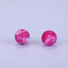 Printed Round Silicone Focal Beads LS-SI-JX0056A-26-1