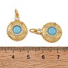 Brass Micro Pave Cubic Zirconia Pendants KK-F941-38A-G-3