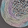 ARRICRAFT 16 Strands 4 Color Transparent Glass Beads Strands GLAA-AR0001-41-1