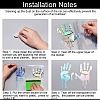 Car Decals- 1 Pcs Hand Car Hood Sticker ST-F711-2-12
