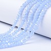 Electroplate Glass Beads Strands EGLA-A034-J2mm-B02-1