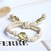 Letter S Cotton Cord Braided Knot Bracelets FS-WG79C27-19-1