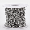 Tarnish Resistant 304 Stainless Steel Curb Chains STAS-R100-10-2