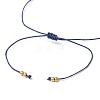 Natural Round Kyanite Beads Braided Bead Bracelets for Women BJEW-JB11655-10-4