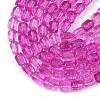 Transparent Glass Beads Strands GL-A001-01A-11-3