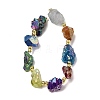 Electroplated Raw Rough Natural Amethyst Beads Strands G-Z131-J02-10-3