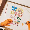 Plastic Reusable Drawing Painting Stencils Templates DIY-WH0202-277-5