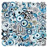 60Pcs Evil Eyes PVC Paper Decorative Stickers PW-WG11C3C-01-1