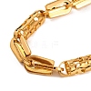 PVD Vacuum Plating 304 Stainless Steel Link Chain Bracelets BJEW-B078-84G-2