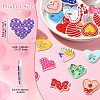 50Pcs 25 Styles PVC Plastic Cabochons FIND-CJ0002-94-2