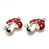 Autumn Theme Eco-Friendly Alloy Enamel Pendants ENAM-Q437-045-NR-3