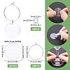 SUNNYCLUE DIY Blank Wine Glass Charm Making Kit DIY-SC0023-62C-2