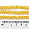 Baking Paint Imitation Jade Glass Bead Strands LS-DGLA-A034-J6MM-A30-5