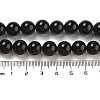 Natural Black Onyx Round Bead Strands X-G-R198-10mm-4