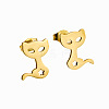 304 Stainless Steel Stud Earrings for Women WG6F38D-01-2