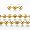 Rack Plating Brass Ball Chains X-CHC-S008-003B-G-2