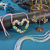 8 Strands 4 Colors Transparent Glass Beads Strands GLAA-TA0001-23-16
