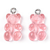 Resin Pendants RESI-WH0008-09B-1