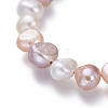 Natural Freshwater Pearl Beaded Bracelets BJEW-JB05122-01-2