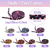 7 Pairs 7 Colors Polyester Cord Shoelace FIND-TA0009-65-4