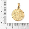 304 Stainless Steel Pendants Rhinestone Settings SA-CBA34D4-04G-3