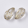 Transparent Plating Acrylic Beads PACR-T011-03-2