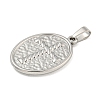 Non-Tarnish 304 Stainless Steel Pendants STAS-B071-02J-24P-2