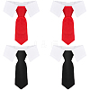 4Pcs 2 Colors Polyester Pet Ties AJEW-GF0010-56-1