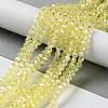 Electroplate Glass Bead Strands LS-EGLA-R015-4mm-26-1