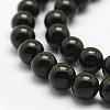 Natural Black Quartz Beads Strands G-F487-02-8mm-3