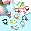 10Pcs Spray Painted Alloy Swivel Snap Clasps FIND-YW0009-38-5