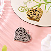 2Pcs 2 Colors Brass Micro Pave Cubic Zirconia Pendants KK-TA0002-20-6
