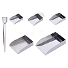5Pcs 5 Styles Stainless Steel Bead Shovels TOOL-FG0001-43-6