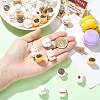 40Pcs 8 Styles Resin Display Decoration AJEW-CJ0001-84-4